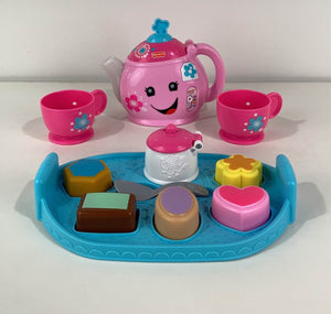 Fisher price laugh and sales learn sweet manners tea set