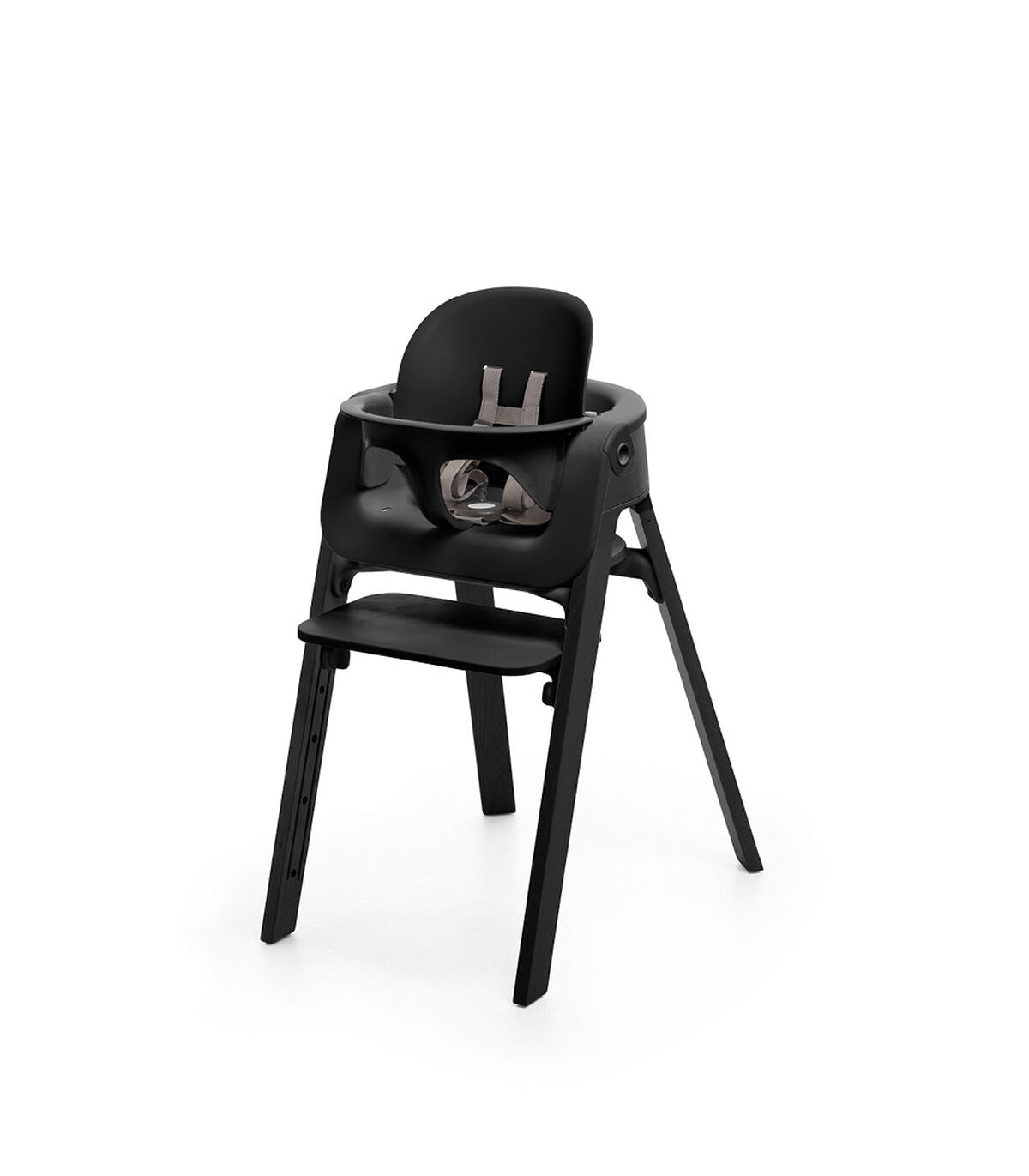 STOKKE STEPS チェア BLACK Stokke Steps High Chair, Black Seat with Black Legs