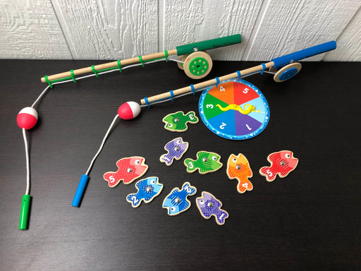secondhand Melissa & Doug Catch & Count Magnetic Fishing Rod Set