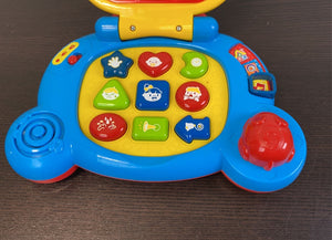  VTech Baby's Learning Laptop, Blue : Toys & Games