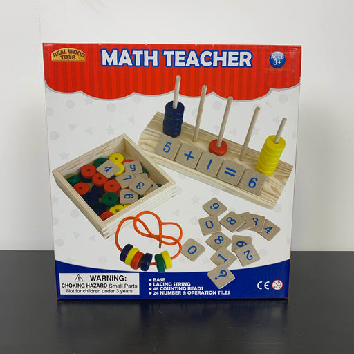 used Real Wood Toys Math Teacher