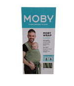 used Moby Wrap Baby Carrier, Pear