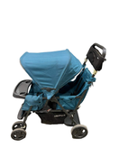 secondhand Joovy Caboose Graphite Stand-On Tandem Stroller, 2016, Turquoise