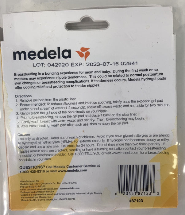 secondhand Medela Soothing Gel Pads