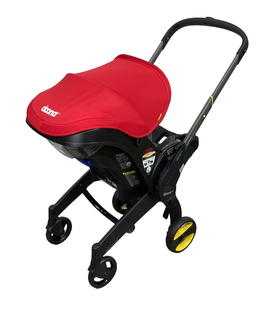 Doona Infant Car Seat Stroller Combo 2023 Flame Red