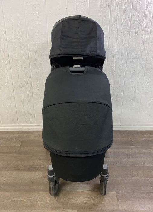 secondhand UPPAbaby VISTA Stroller, Jake (Black), 2018, with Upper and Lower Adapters