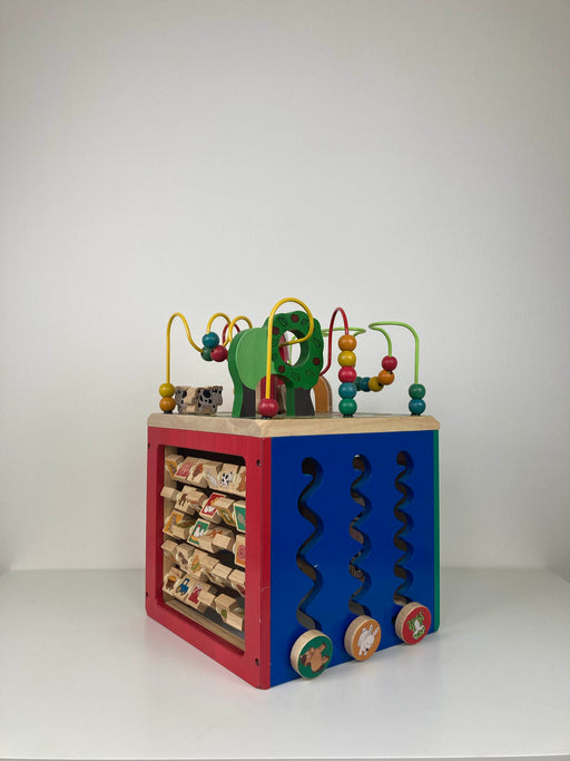 secondhand Battat Wooden Activity Cube