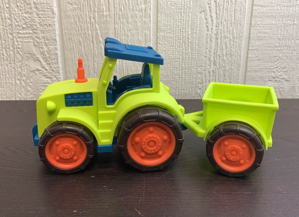 secondhand B. toys Happy Cruisers Tractor & Trailer