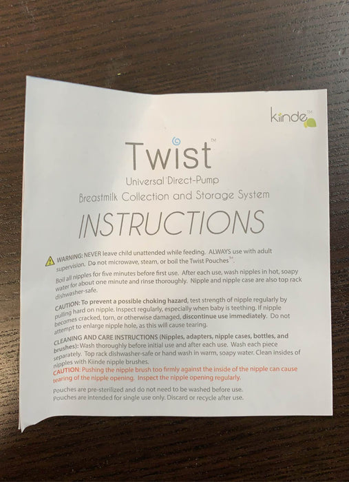 Shop Kiinde Twist Pouches, 20 Pack at GoodBuy Gear
