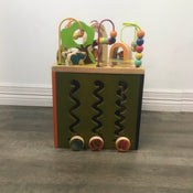 secondhand B. toys Zany Zoo Wooden Activity Cube