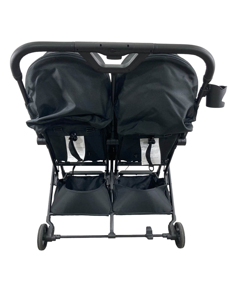 Mompush Lithe Double Stroller, 2021, Black