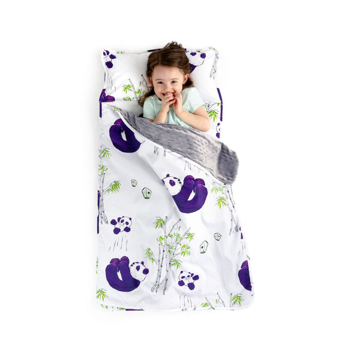 used JumpOff Jo Little Jo’s Toddler Nap Mat, Playful Pandas