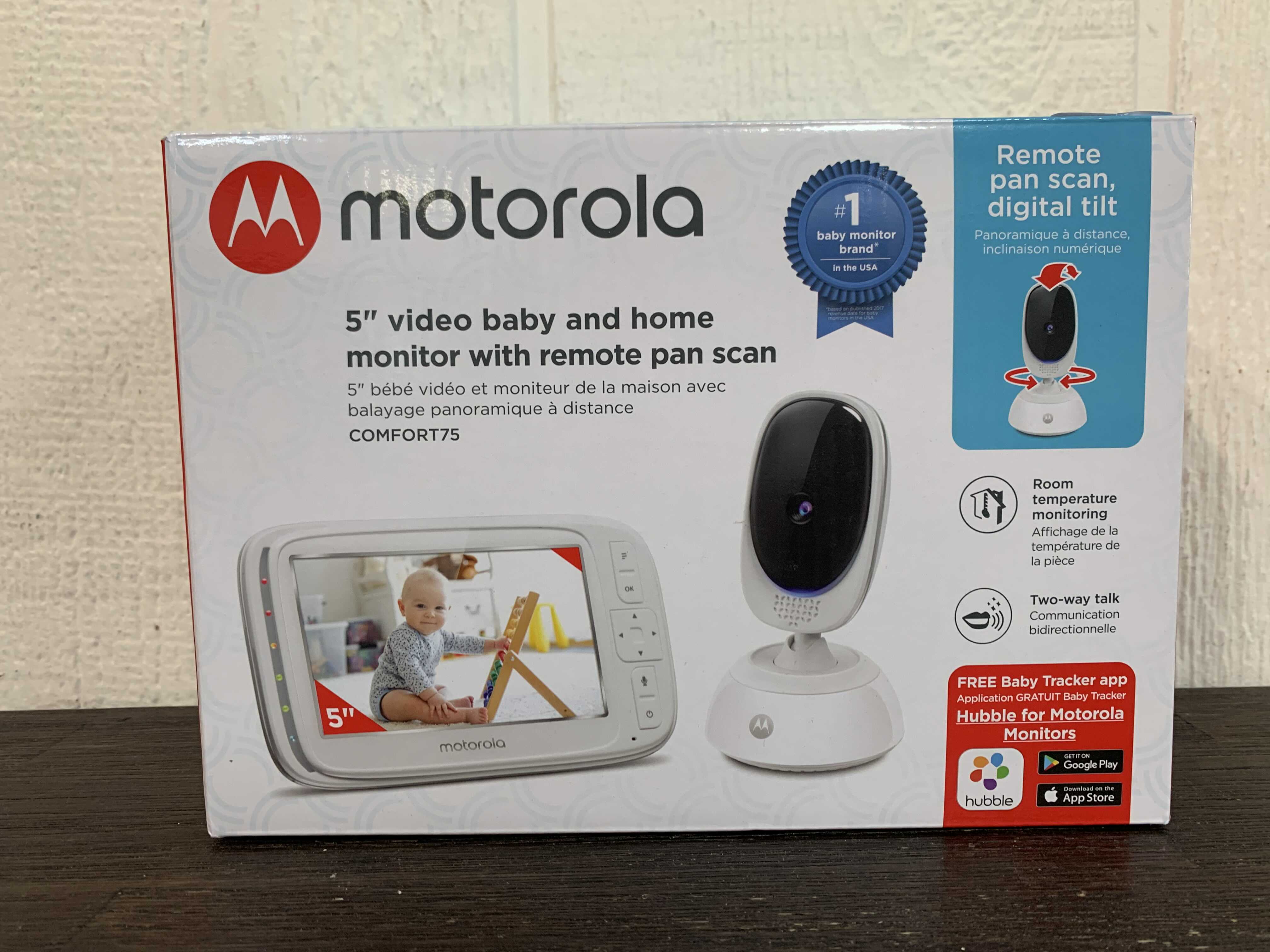 Motorola - Digital Audio Baby Monitor with Room Temperature Monitoring  and