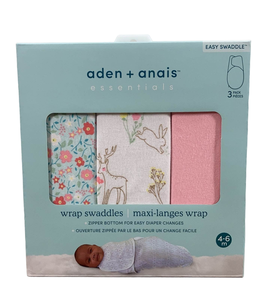 Velcro Swaddle 0-3 Months Aden Anais Essentials Easy Swaddle