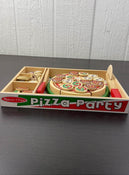 secondhand Melissa & Doug Pizza Party Play Set