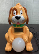 secondhand Big Red Rooster Puppy Clock