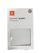 used Stokke Sleepi Mini Fitted Sheet, White, V2