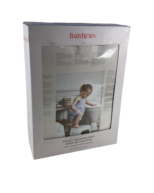 used BabyBjorn Toilet Training Seat, White/Gray