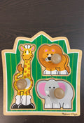 used Melissa & Doug Jumbo Knob Puzzle