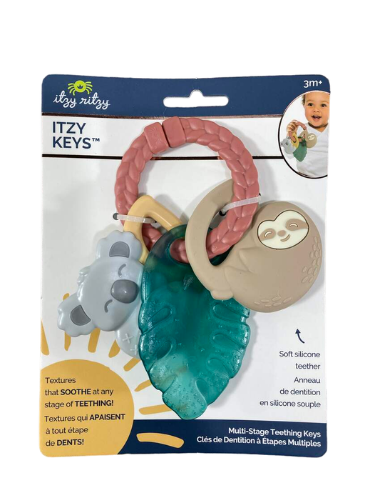 secondhand Itzy Ritzy Itzy Keys Teething Rings, Tropical