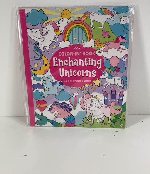 used Ooly Enchanting Unicorns Coloring Book