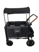 used Wonderfold W2 Luxe Multifunctional Double Stroller Wagon, 2022, Volcanic Black