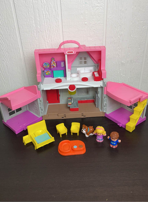 used Fisher Price Little People Big Helpers Interactive Home Playset
