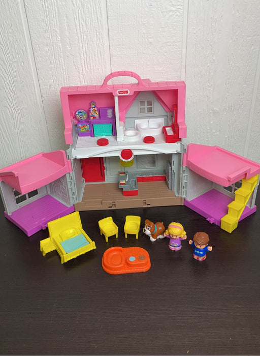 used Fisher Price Little People Big Helpers Interactive Home Playset