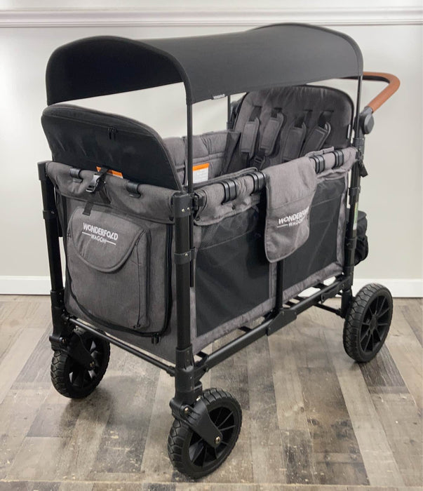 used Wonderfold Wonderfold W4 Luxe Quad Stroller Wagon