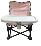 used Summer Infant Pop 'n Sit Portable Booster, SE, Bubble Gum