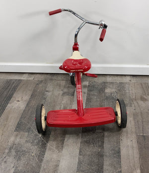 Radio Flyer Classic Red Tricycle with Push Handle, Red