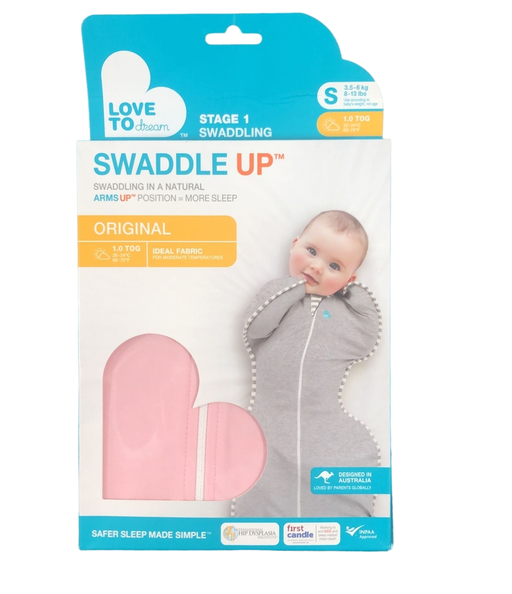 used Love To Dream Swaddle UP Original Sleep Sack, Small, Pink