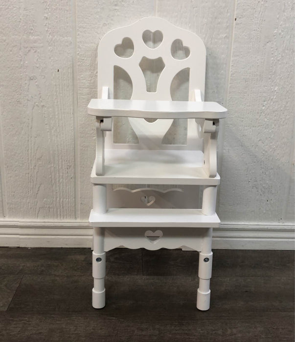 secondhand Melissa & Doug Mine To Love Doll Highchair