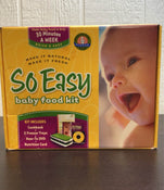 secondhand Fresh Baby So Easy Baby Food Kit