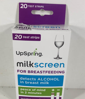 Milkscreen Home Breast Milk Alcohol Test Strips - 20 count