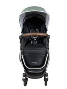 secondhand Mockingbird Single Stroller, 2023, Sage, Watercolor Drops, Silver With Penny Leather