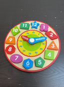 used Melissa & Doug Shape Sorting Clock