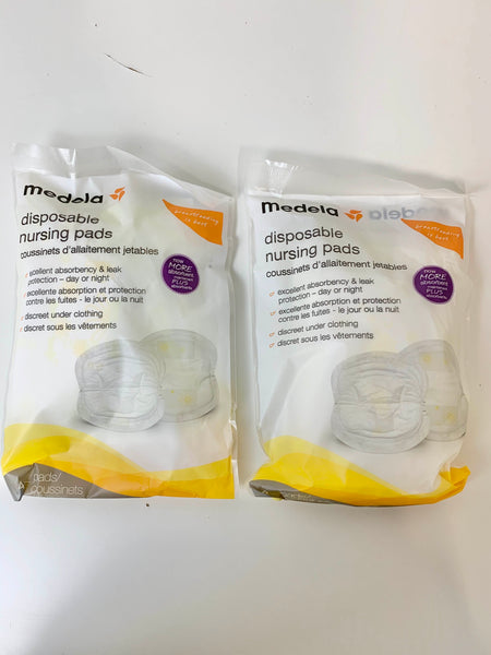 Medela Safe & Dry Ultra Thin Disposable Nursing Pads, 120 Count Breast Pads