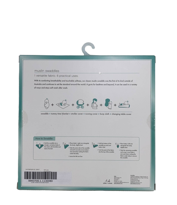 Shop Aden + Anais Cotton Muslin Swaddle, 4pk at GoodBuy Gear