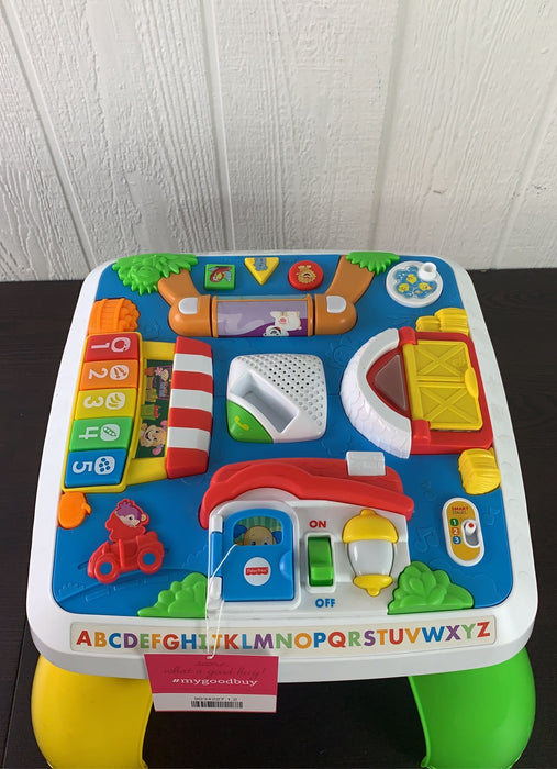 secondhand Fisher Price Laugh And Learn Around The Town Learning Table