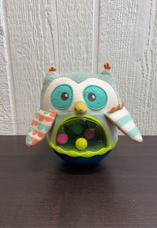 used B. toys Roly-Poly Toy Owl Be Back