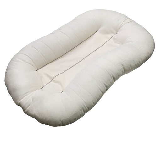 used Snuggle Me Organic Sensory Infant Lounger, Natural