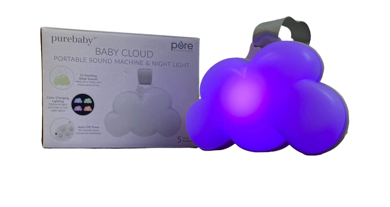 secondhand Pure Enrichment Pure Baby Cloud Portable Sound Machine And Night Light