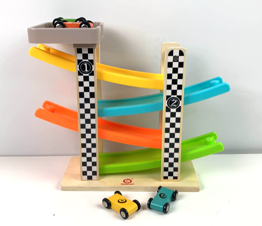 used Top Bright Wooden Car Ramp Race Track