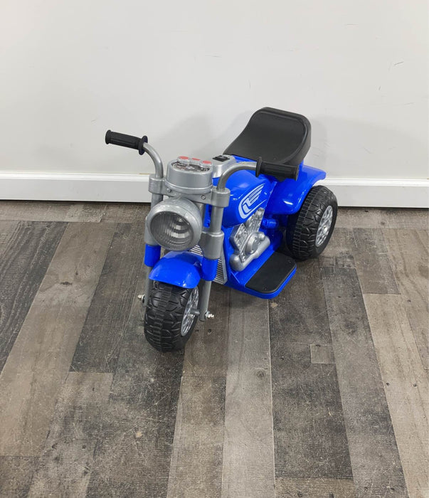 used Kalee 6 Volt Lil Cruiser Motorcycle Battery Powered Ride On, Blue