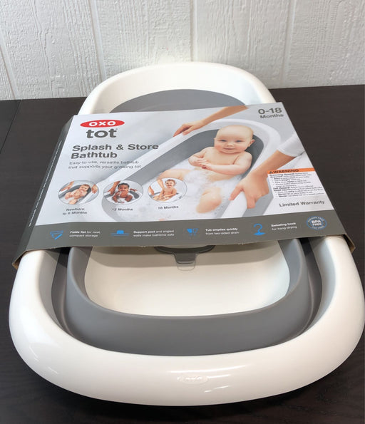 used OXO Tot Splash & Store Baby Bathtub