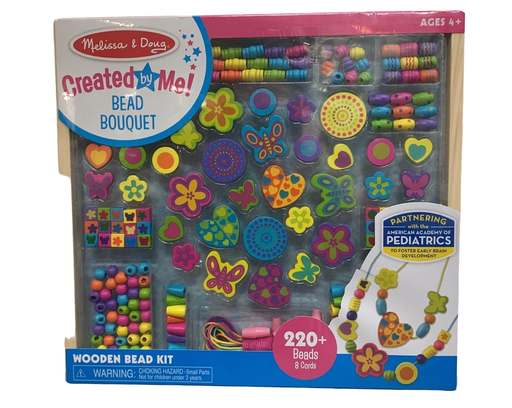 used Melissa & Doug Created By Me! Bead Bouquet Set