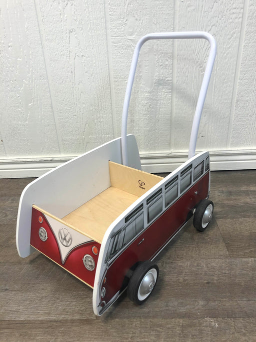 used Hape Classical VW Bus Wooden Walker