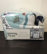 used Sammy & Lou Four Piece Crib Bedding Set, Adventure Awaits