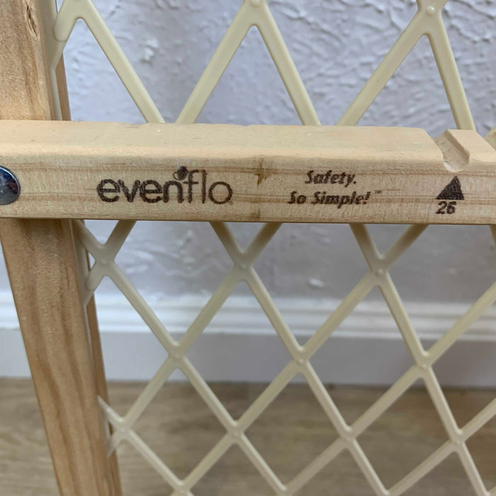 used Evenflo Position And Lock Pressure Mount Gate